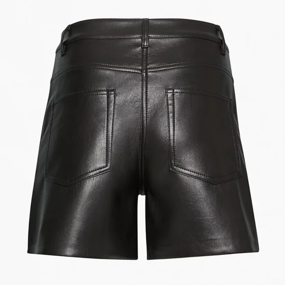 Butter soft utility leather shorts - Picture 4 of 6